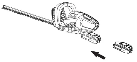 YARD FORCE 20v Hedge Trimmer Operation 1