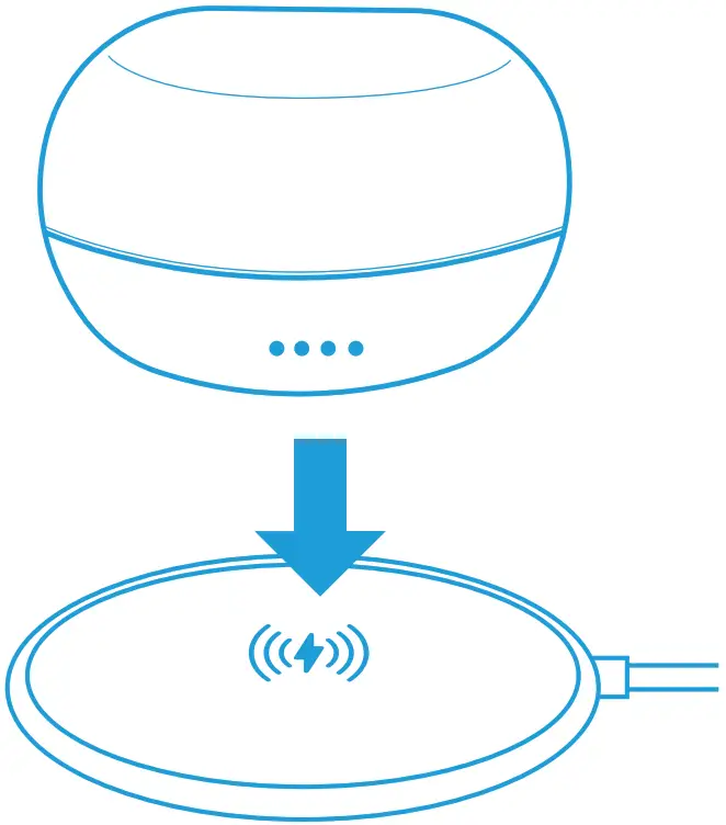 LASER AO-AB750TWS TWS Earphone with HiFi Dual Hybrid Dynamic Driver - WIRELESS CHARGING