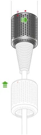 dyson Supersonic Hair Dryer Iron Fuchsia - clockwise