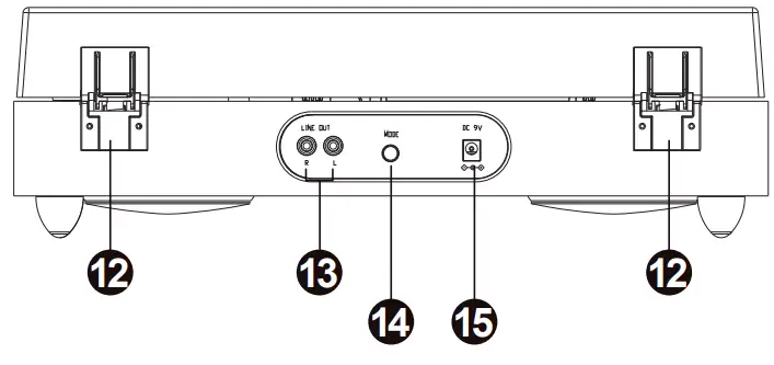 auna 10039050 TT Classic Chrono Record Player - 2