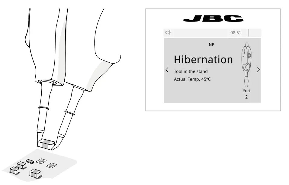 JBC NASE-9C (100V) 2-Tool Nano Rework Station-fig17