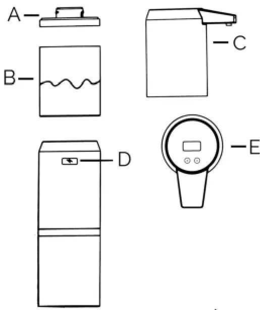 NOVILOT Sensor Soap Dispenser - structure