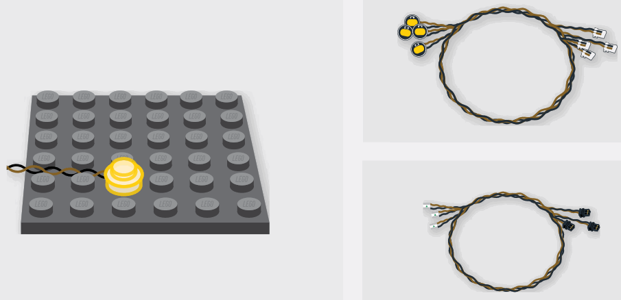 LIGHT MY BRICKS 75327 Lego Luke Skywalker Red Five Helmet Light Kit - Begin1