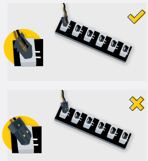 LIGHT MY BRICKS 75327 Lego Luke Skywalker Red Five Helmet Light Kit - Cable