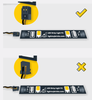 LIGHT MY BRICKS 75327 Lego Luke Skywalker Red Five Helmet Light Kit - Cable2