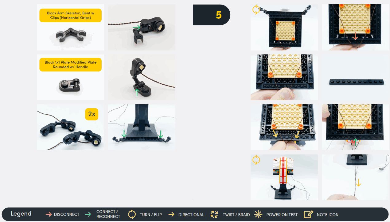 LIGHT MY BRICKS 75327 Lego Luke Skywalker Red Five Helmet Light Kit - fig4