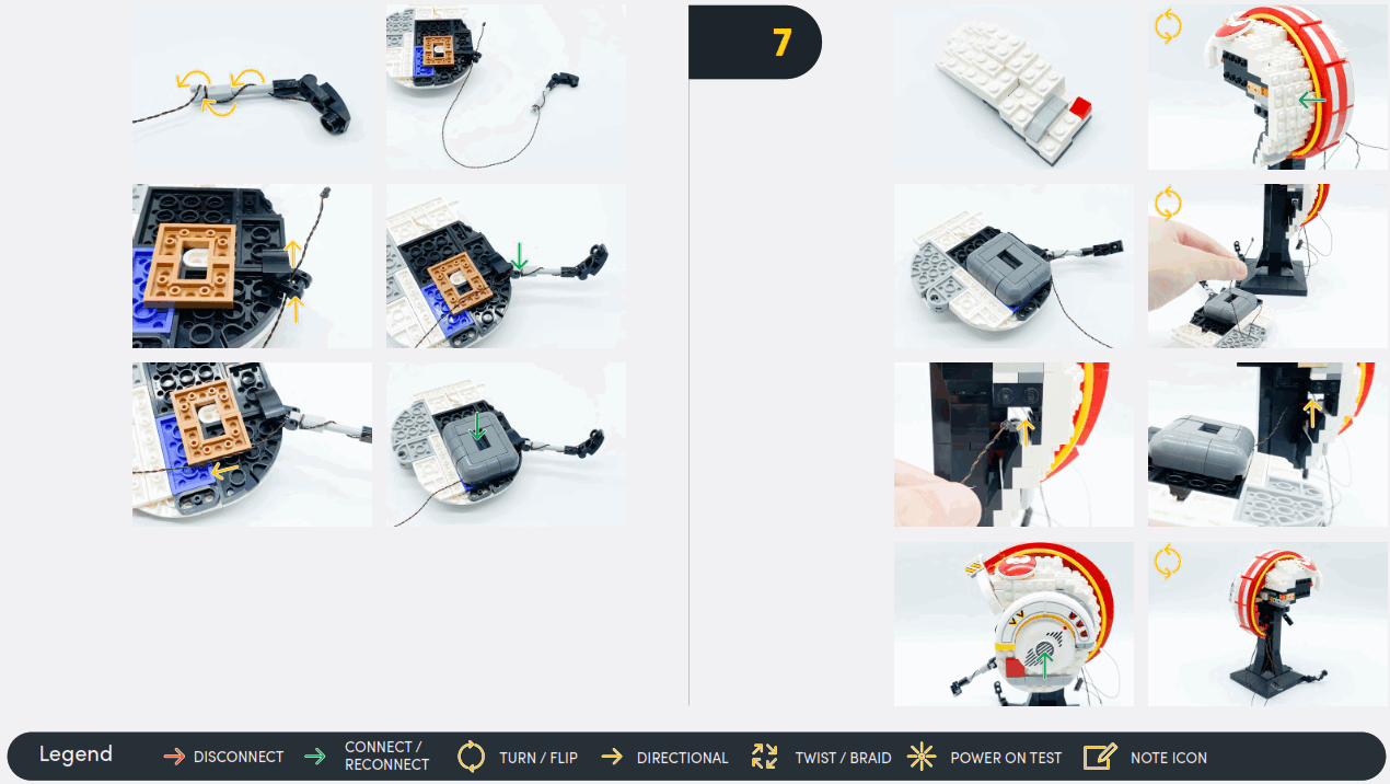 LIGHT MY BRICKS 75327 Lego Luke Skywalker Red Five Helmet Light Kit - fig6