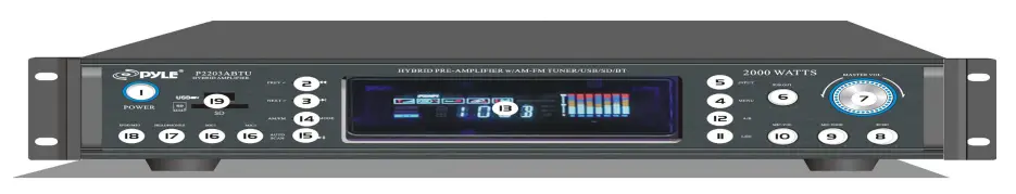 Pyle-4-Channel-Bluetooth-Home-Power-Amplifier-2000-Watt-Audio-Stereo-Receiver-w-Speaker-fig-1