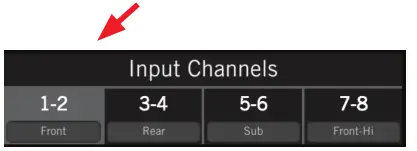 AudioControl D 5 1300 High Power Multi Channel Amplifier - Input View