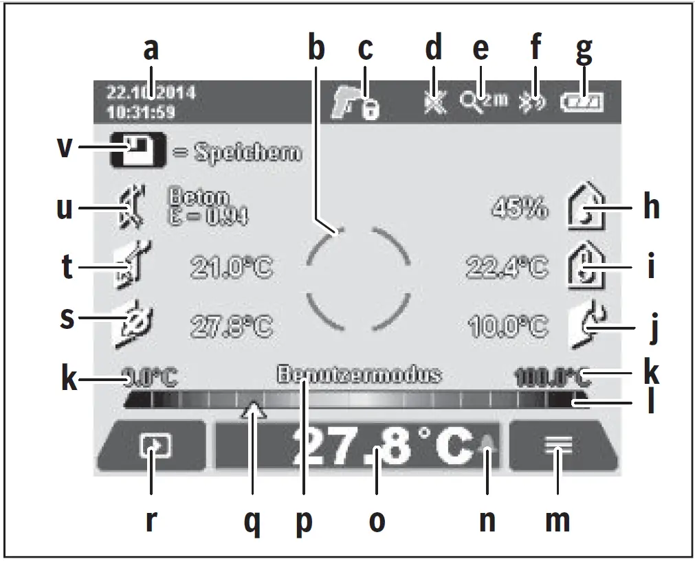 BOSCH GIS 1000 Professional THERMO DETECTOR 12
