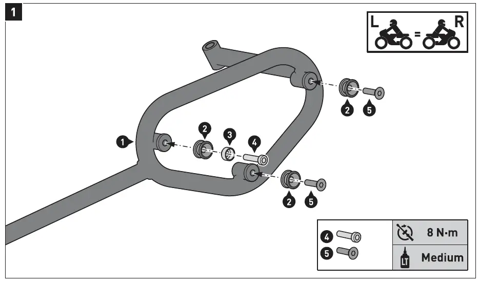 SW-MOTECH BC.HTA.01.914.30000 B URBAN ABS Side Case System for Honda CBR650R fig 3