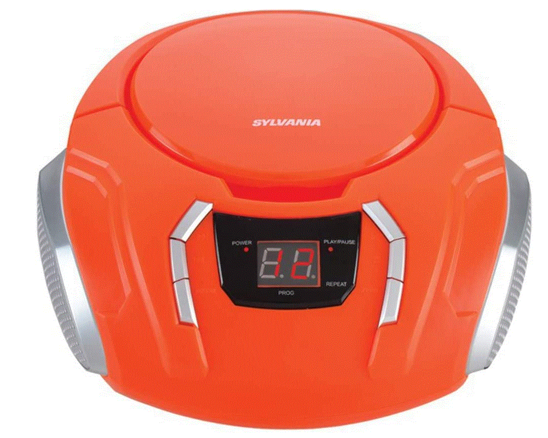 SYLVANIA-SRCD261-B-ORANGE-Portable-CD-Player-imgg