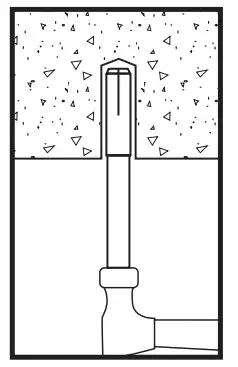 DEWALT AISI 1008 Smart DI Internally Threaded Expansion Anchor - INSTALLATION 3