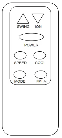 electriQ Evaporative Cooler - REMOTE CONTROL
