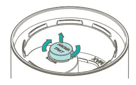 duux DXHU06 Beam Mini Smart Ultrasonic Humidifier - Placing the filter 5