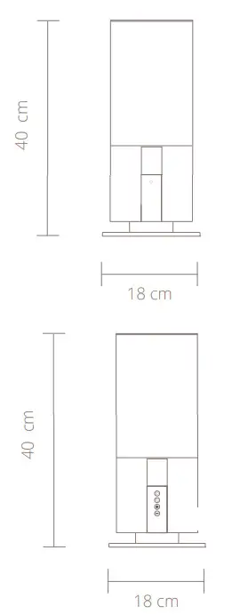 duux DXHU06 Beam Mini Smart Ultrasonic Humidifier - specifications