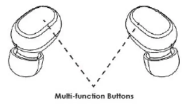 pTron B08S1BG922 Bassbuds Pro True Wireless Stereo Earbuds - baton