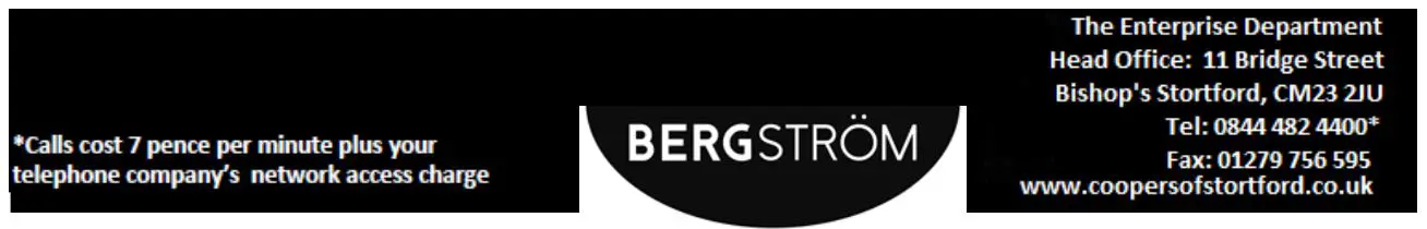 BERGSTROM G780 v01 Tower Extension Lead - Contact info