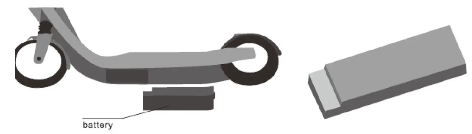 insportline ES1354 Electric Scooter Futurisco -BATERRY