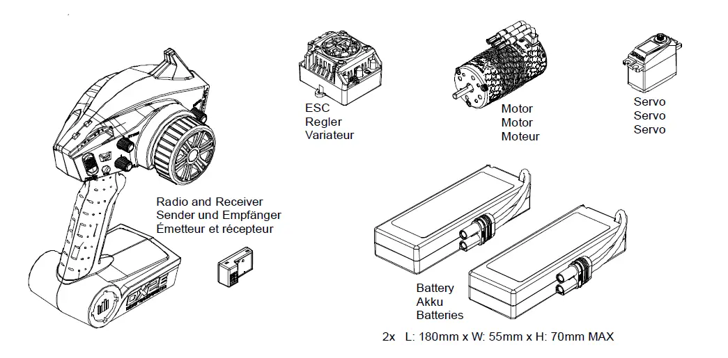 ARRMA-9768170-Limitless-4WD-Speed-Basher-Roller-Chassis-2