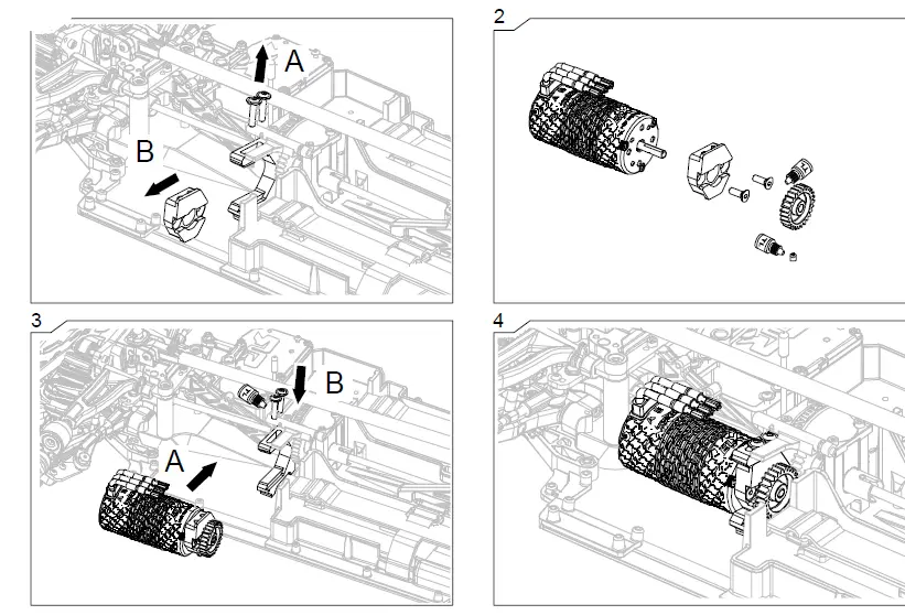 ARRMA-9768170-Limitless-4WD-Speed-Basher-Roller-Chassis-4