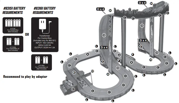 Kidztech Toys Manufacturing 8316122-24GTX Remote Control Toy Transmitter - fig 1