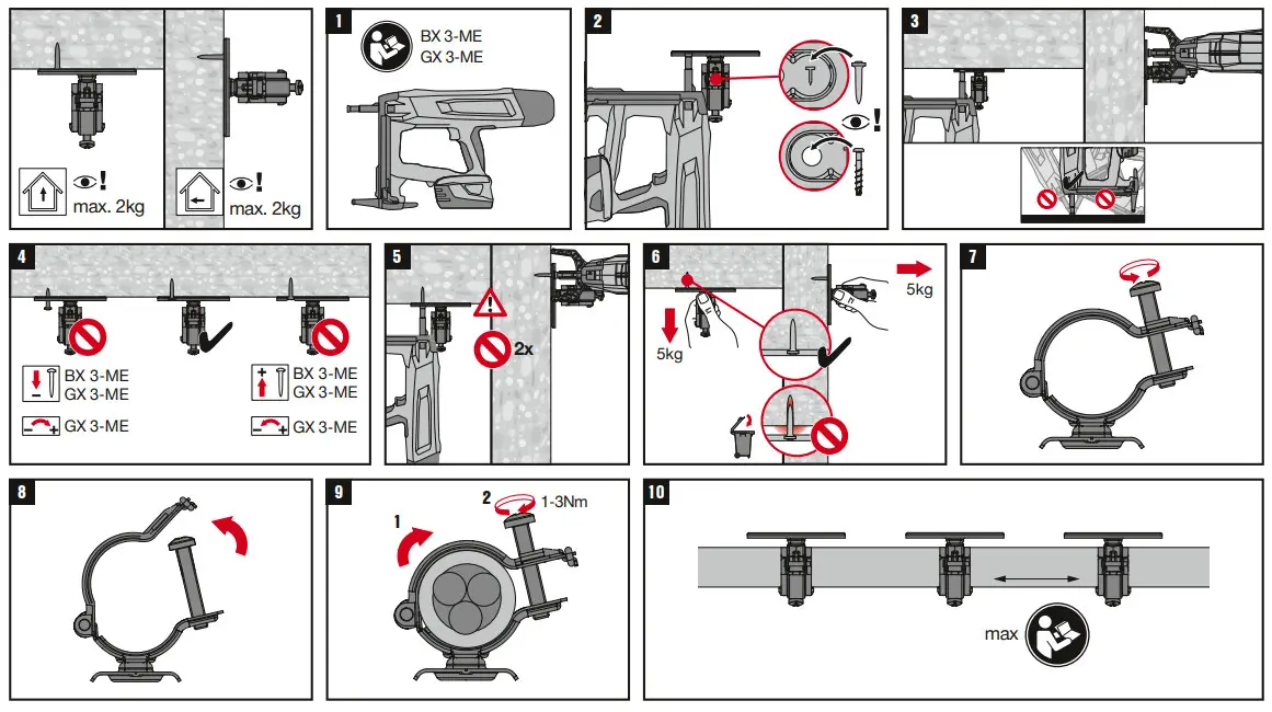 HILTI X EAS-FE Serise Single Cable Holder