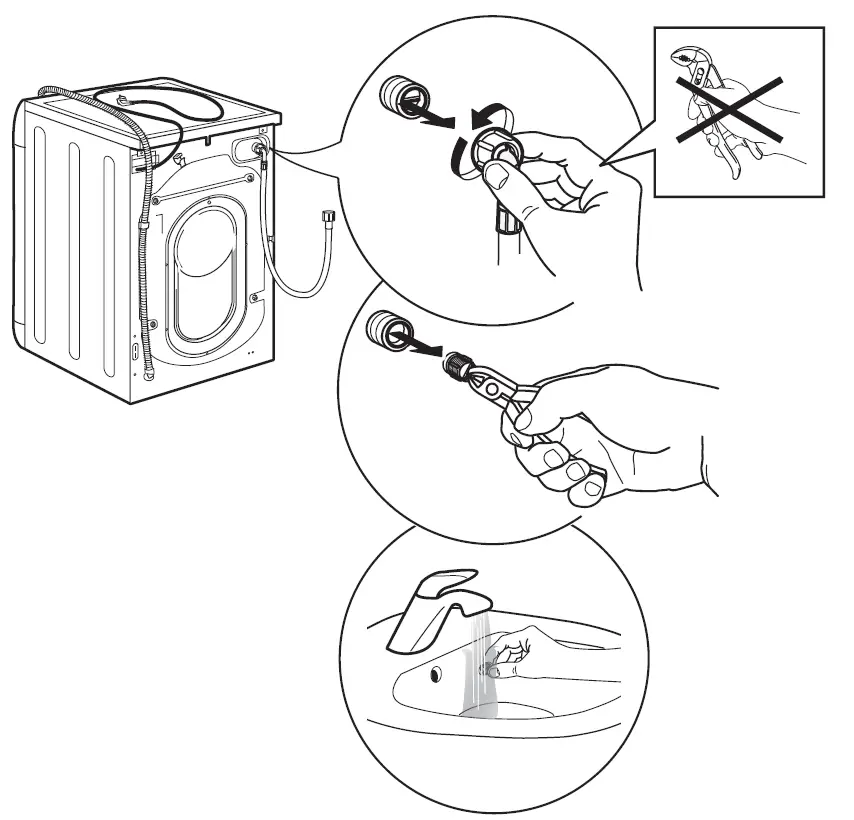 IKEA 805.254.62 UDDARP Front Load Washer Dryer 17