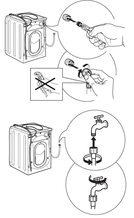 IKEA 805.254.62 UDDARP Front Load Washer Dryer 18