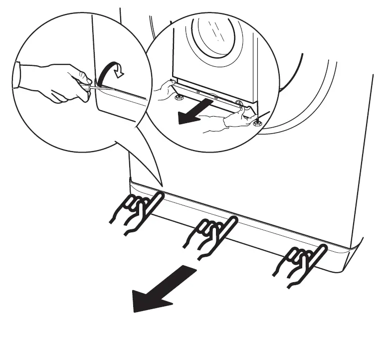 IKEA 805.254.62 UDDARP Front Load Washer Dryer 24