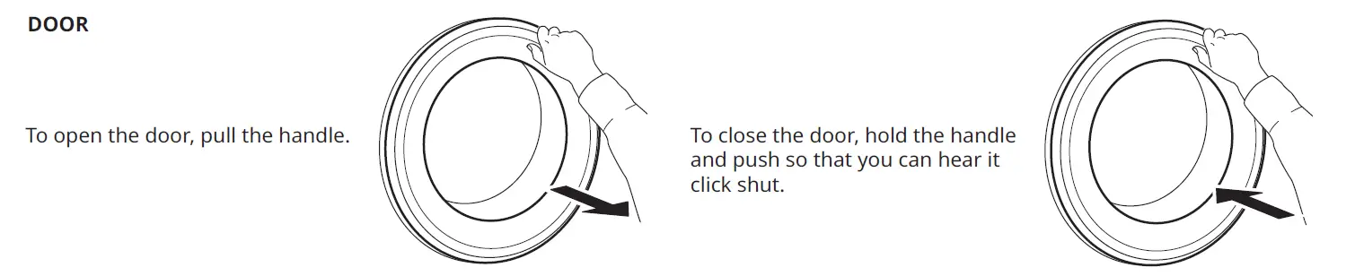 IKEA 805.254.62 UDDARP Front Load Washer Dryer 3