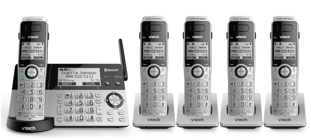 Vtech 5-handset Expandable Cordless Phone Is8151-5 Specifications Manual Vtech 5-handset Expandable Cordless Phone Is8151-5 Specifications Manual