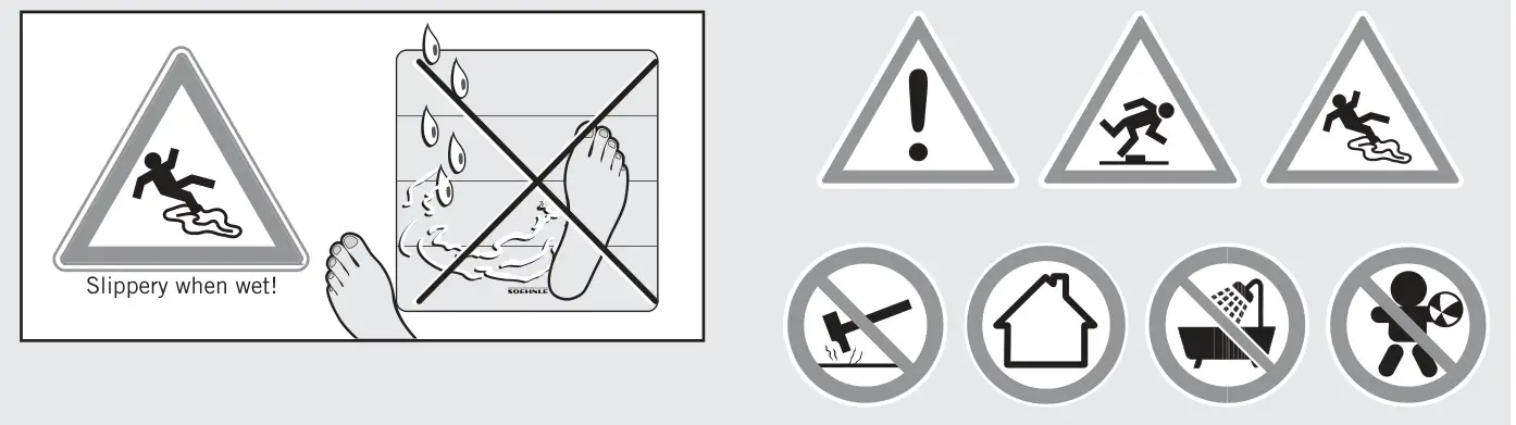 SOEHNLE 63880 Style Sense Bamboo Magic - Safety instructions