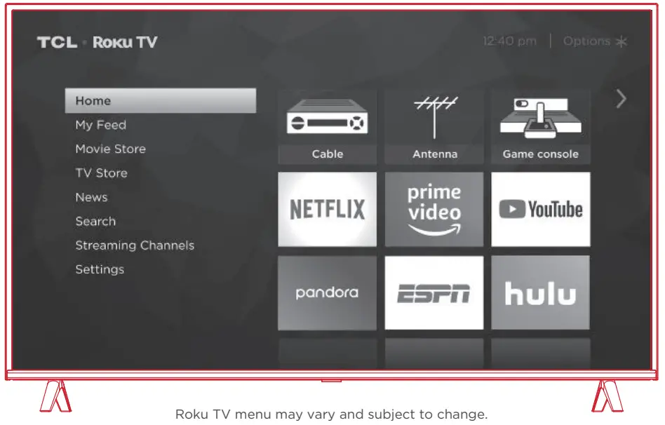 TCL 4 Series S4 S421 S423 S425 TV - Roku TV