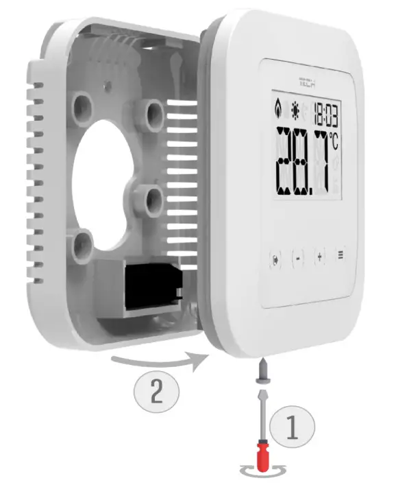 TECH EU 295 Underfloor Heating Room Thermostat - controller