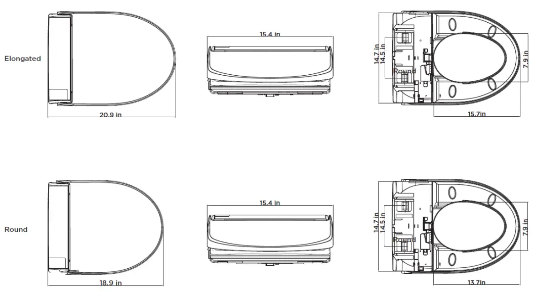 bioBidet BB1700 Bio Bidet Toilet Seat fig 30