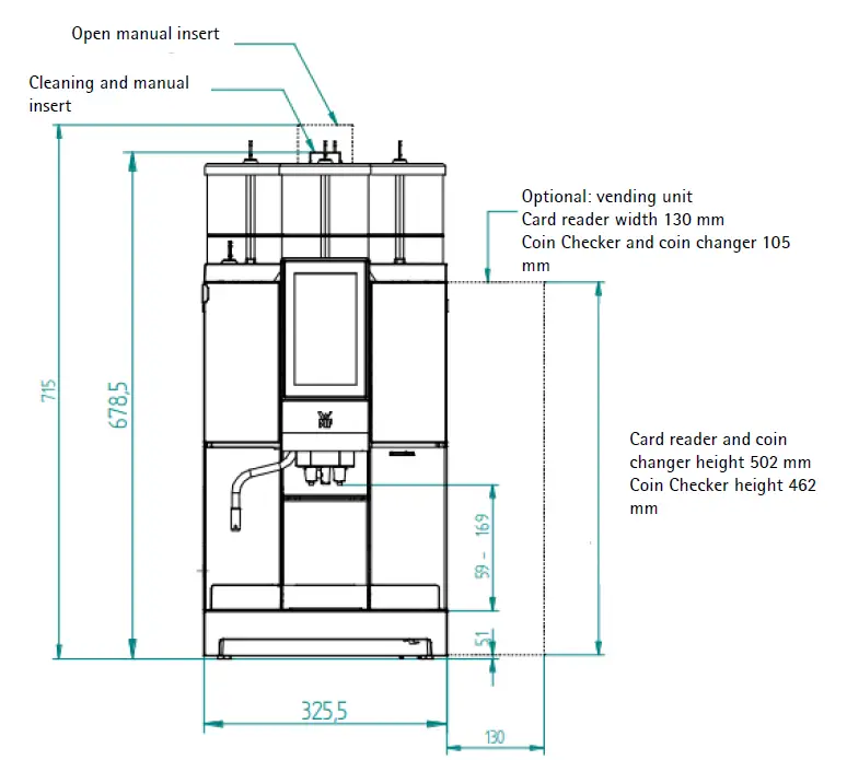 WMF 1300 S Coffee Machine fig 1