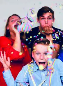 partizzle 50x Colored Paper Confetti amp  Latex Helium Balloons