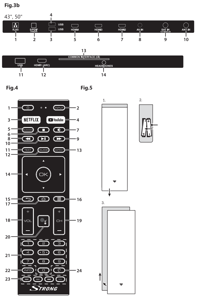 STRONG SRT 43UC6433 UHD Smart Android TV - 2