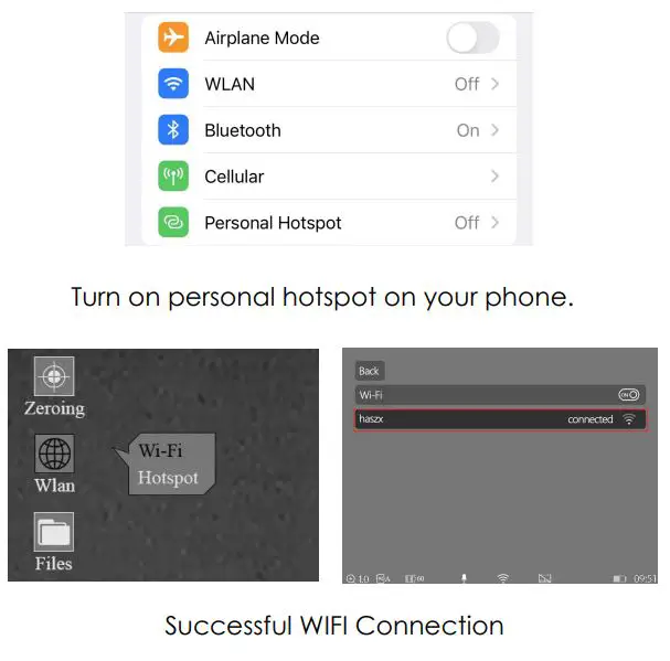 ThermTec ARES SERIES Ares 335 Thermal Sight User Manual - Successful WIFI Connection