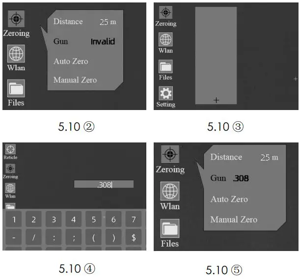 ThermTec ARES SERIES Ares 335 Thermal Sight User Manual - Zeroing