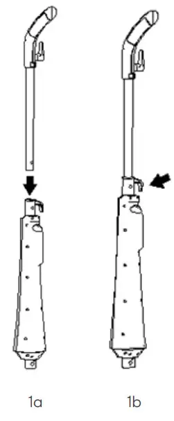 kogan KAMOPSTW03J 3-in-1 Steam Mop and Sweeper -ASSEMBLY