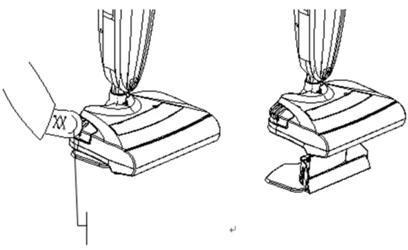 kogan KAMOPSTW03J 3-in-1 Steam Mop and Sweeper -detachable dust