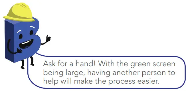 BAUHN APGS-1222 Portable Green Screen - Fig7