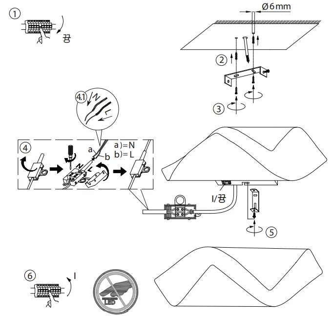 Paul Neuhaus 9030 Nevis LED Wall Light-fig2