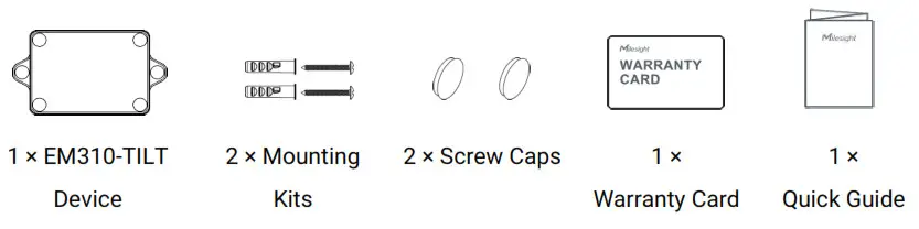 RG2I EM310-TILT Tilt Sensor Featuring LoRaWAN - 1