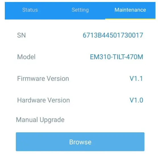 RG2I EM310-TILT Tilt Sensor Featuring LoRaWAN - 12