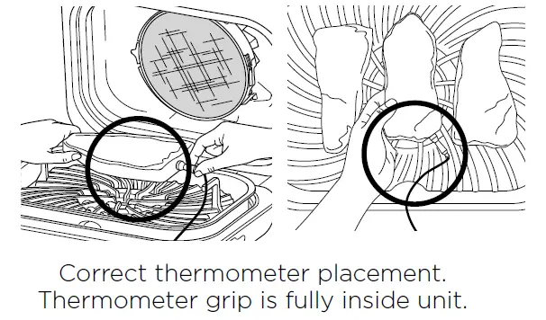 NINJA DG650 Series Foodi Dual Thermometer 8