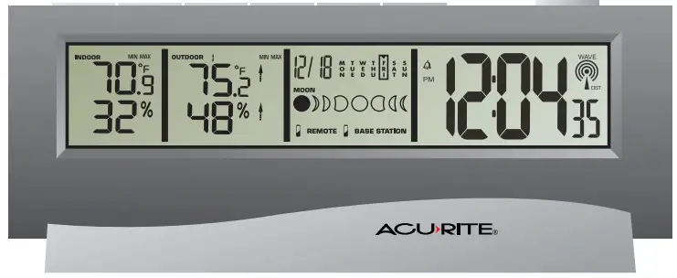 ACURITE 00972 Wireless Weather Station and Atomic Clock-