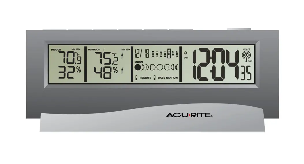 Acurite 00972 Wireless Weather Station And Atomic Clock Instruction Manual Acurite 00972 Wireless Weather Station And Atomic Clock Instruction Manual